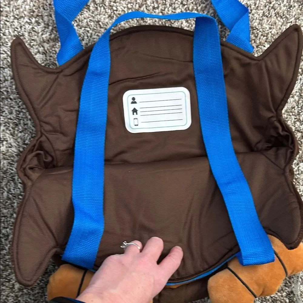 Blue and Brown Chase Paw Patrol Overnight Character Bag - Picture 7 of 9